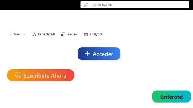 Vista previa de Botón Personalizado